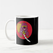Funny Beaver. Ninja Beaver Kaffeetasse (Links)