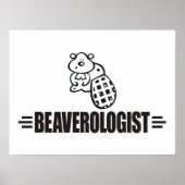 Funny Beaver Poster (Vorne)