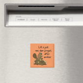 Funny Beaver Work Issues Magnet (In Situ (Geschirrspüler))