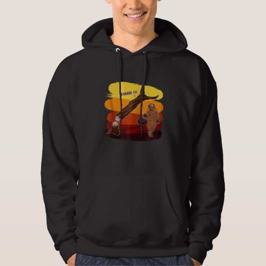 Funny Beaver Zip Hoodie (Vorderseite)