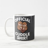 Funny Beavers Hugging Cuddle  Kaffeetasse (Links)