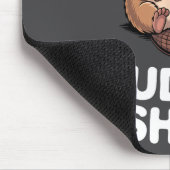 Funny Beavers Hugging Cuddle  Mousepad (Ecke)