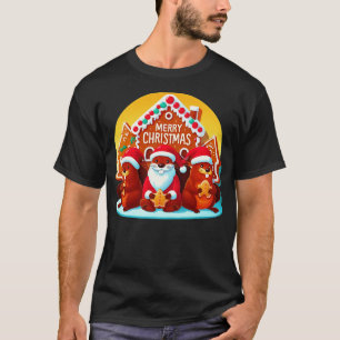Funny Beavers Weihnachten 3 T-Shirt
