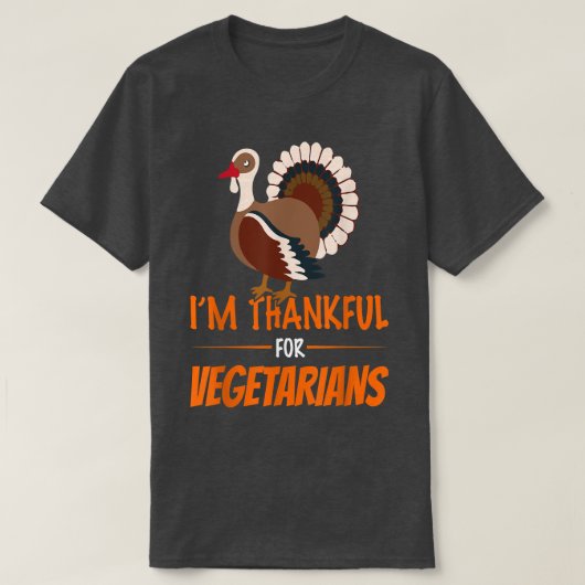 Funny bedankt für Vegetarier T-Shirt (Design vorne)
