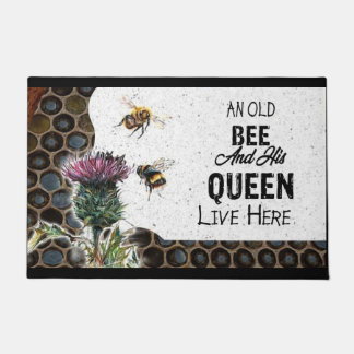 Funny Bee Doormat, Niedliches Bienenstockgeschenk, Fußmatte
