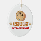 Funny Bee Keg Keramikornament (Rechts)