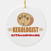 Funny Bee Keg Keramikornament (Hinten)