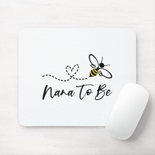 Funny Bee Lover Nana To Be  Mousepad (Mit Mouse)