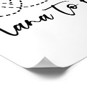 Funny Bee Lover Nana To Be Poster (Ecke)