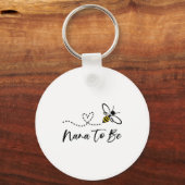 Funny Bee Lover Nana To Be Schlüsselanhänger (Vorderseite)