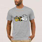 Funny Bee oder Hornet Cartoon T-Shirt (Vorderseite)