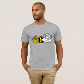 Funny Bee oder Hornet Cartoon T-Shirt (Vorne ganz)