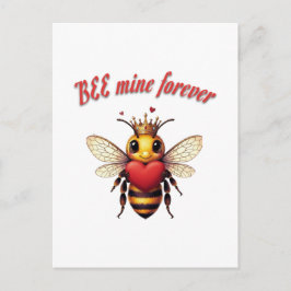 Funny Bee Pun Valentine  Feiertagspostkarte