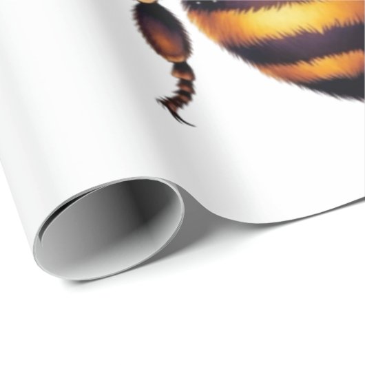 Funny Bee Pun Valentine  Geschenkpapier (Rolleneckpunkt)