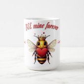 Funny Bee Pun Valentine  Kaffeetasse (Mittel)