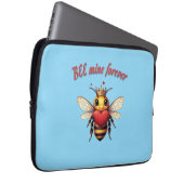 Funny Bee Pun Valentine  Laptopschutzhülle (Vorne Rechts)