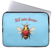 Funny Bee Pun Valentine  Laptopschutzhülle (Vorderseite)