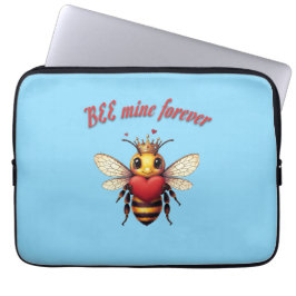 Funny Bee Pun Valentine  Laptopschutzhülle