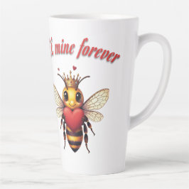 Funny Bee Pun Valentine  Milchtasse