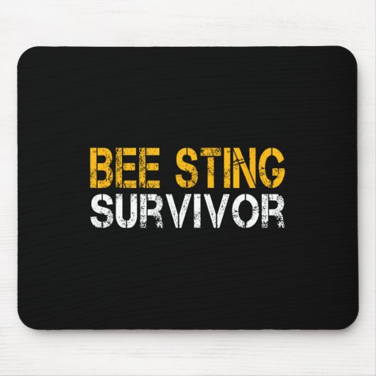 Funny Bee Sting Survivor Kids Bee Keeper wird gut Mousepad (Vorne)