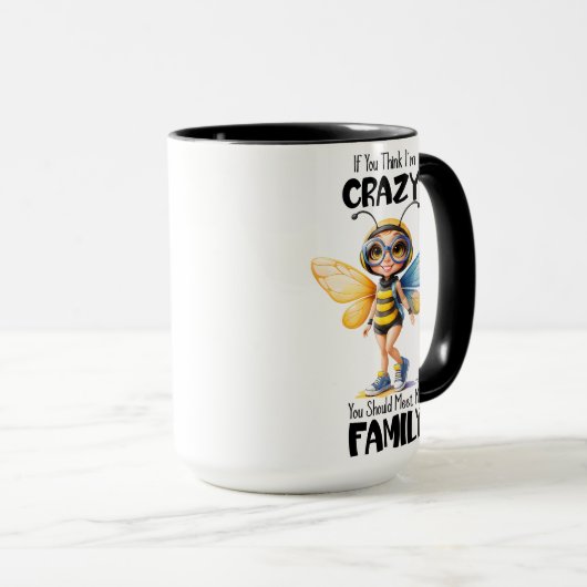 Funny Bee Tasse (VorderseiteRechts)