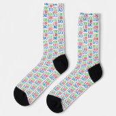 Funny Bee und Golf Vater Socken (Linkes Detail)