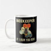 Funny Beekeeper Bienenkraut Bienenzucht Kaffeetasse (Links)