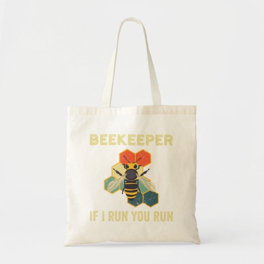 Funny Beekeeper Bienenkraut Bienenzucht Tragetasche (Vorne)