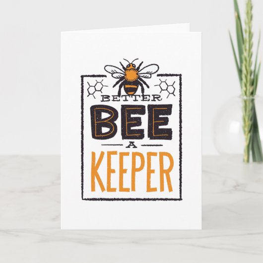 Funny Beekeeper Bienenzucht Geburtstagsgeschenk Karte (Vorderseite)