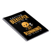 Funny Beekeeper Joke Bee Humor Notizblock (Rechte Seite)