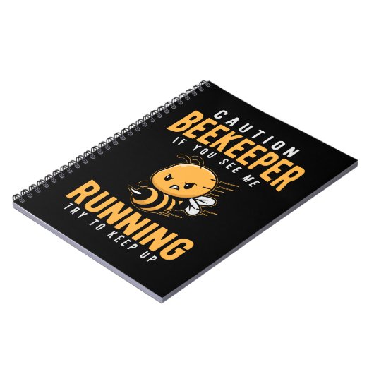 Funny Beekeeper Joke Bee Humor Notizblock (Linke Seite)