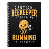 Funny Beekeeper Joke Bee Humor Notizblock (Vorderseite)