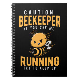 Funny Beekeeper Joke Bee Humor Notizblock