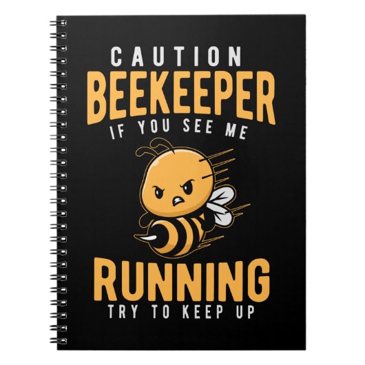 Funny Beekeeper Joke Bee Humor Notizblock (Vorderseite)