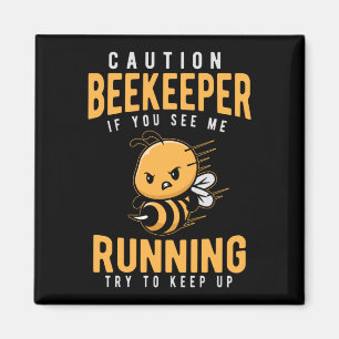 Funny Beekeeper Joke Bee Spaß Magnet