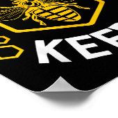 Funny Beekeeper Shirt Men Women I Am A Keeper Beek Poster (Ecke)