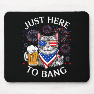 Funny Beer 4. Juli Cat Lover direkt hier zum Bang Mousepad