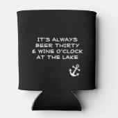Funny Beer and Wine am See Dosenkühler (Rückseite)