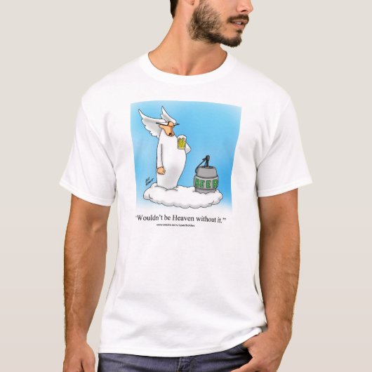 Funny Beer Angel Tee Shirt "Spectickles" (Vorderseite)