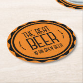 Funny Beer, Bar, Party Untersetzer (Angewinkelt)