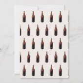 Funny Beer Bottle Cold One Old One Birthday Party Einladung (Rückseite)