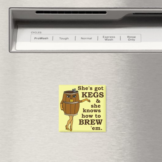 Funny Beer Brewer Magnet (In Situ (Geschirrspüler))