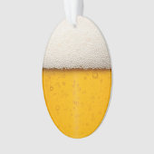 Funny Beer Bubbles Ornament (Vorderseite)
