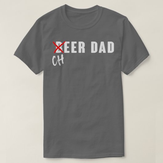 Funny Beer Cheer Vater T-Shirt (Design vorne)