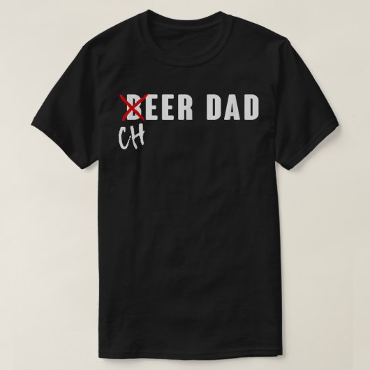 Funny Beer Cheer Vater T-Shirt (Design vorne)
