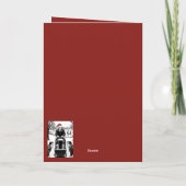 Funny beer Christmas Karte (Rückseite)