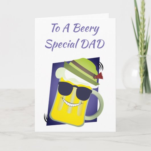 Funny Beer Day Card Karte (Vorderseite)