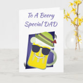 Funny Beer Day Card Karte (Gelbe Blume)