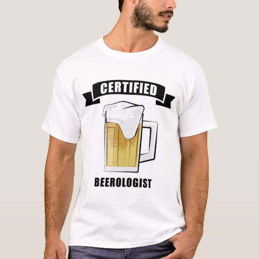 Funny Beer Design T-Shirt (Vorderseite)