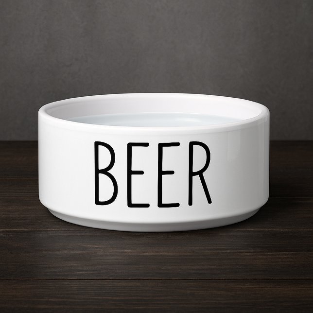 Funny Beer Dog Napf (Funny Beer Dog Bowl
)